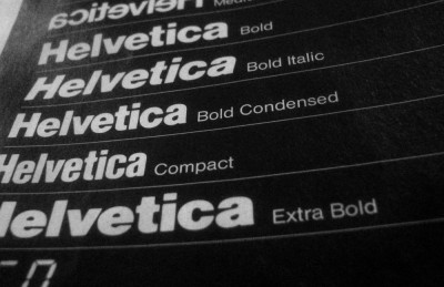 Helvetica, gods of fonts. I don’t like the a.