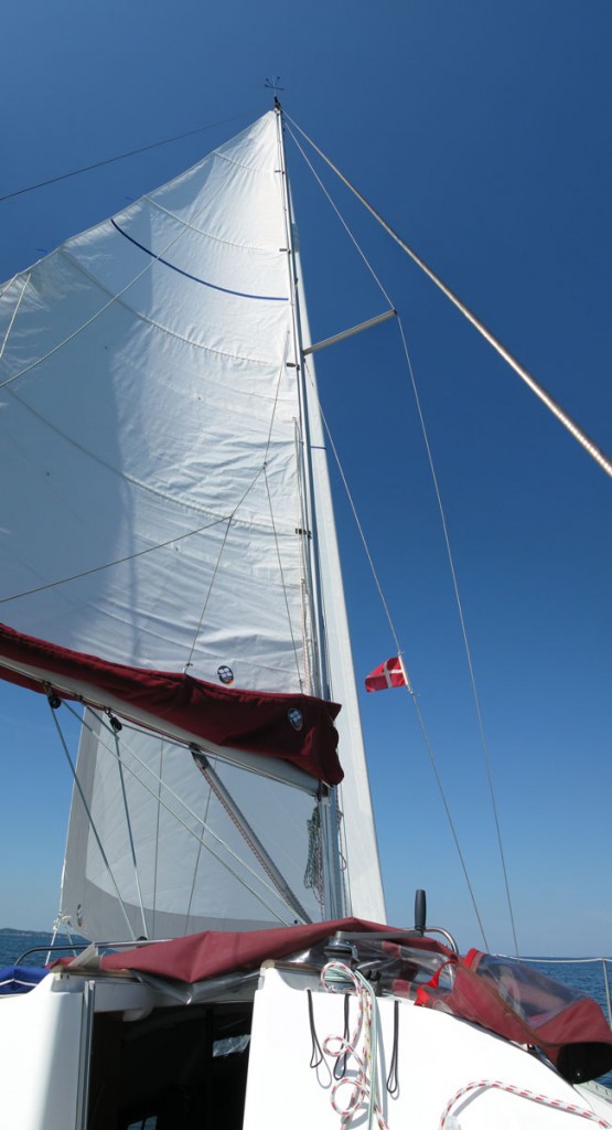 white sails