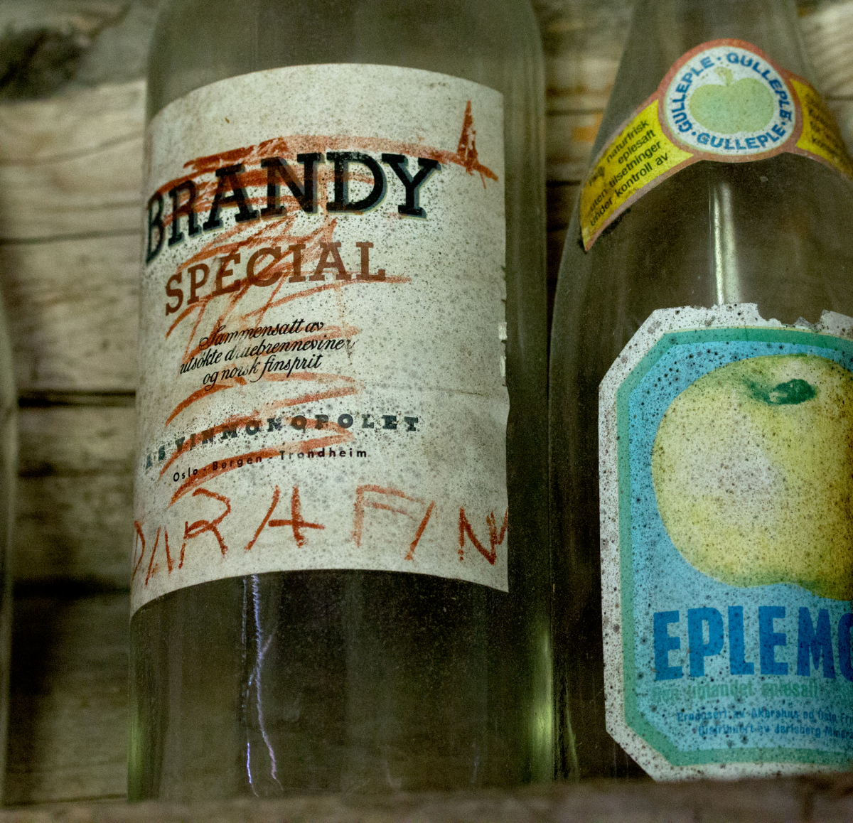 brandy! - eh, no, paraffin