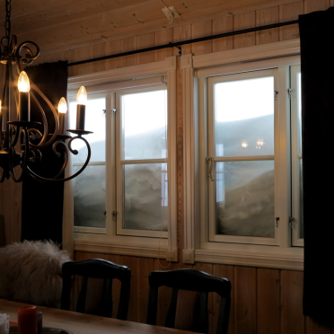 snow up to the windows