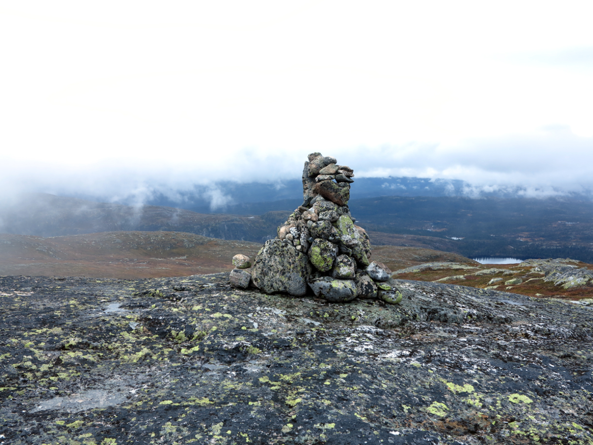 summit and fog