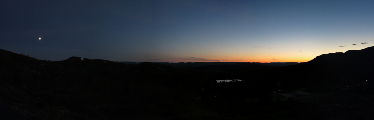 sun and moon, one o'clock in the morning