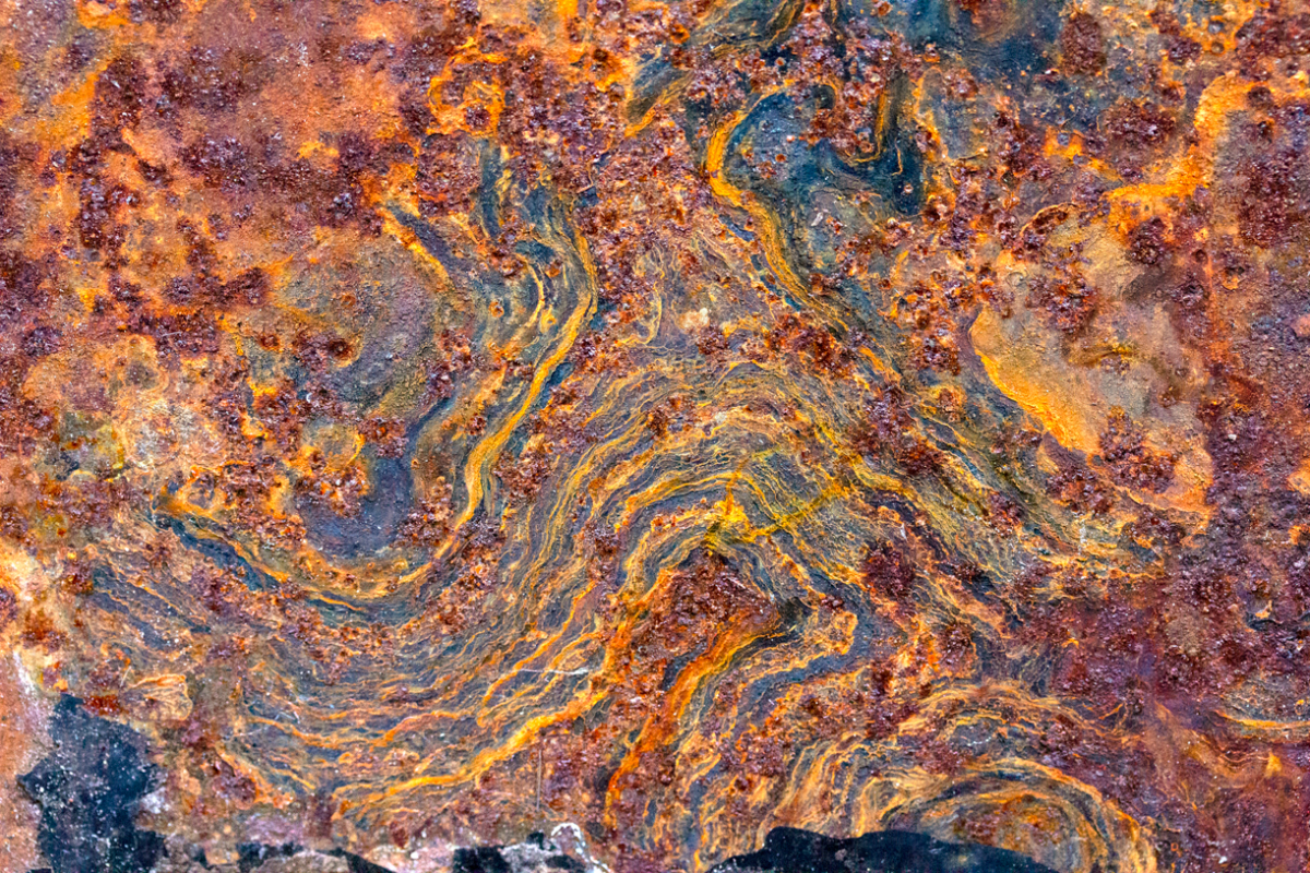 swirls of water