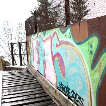 grafitti with a view