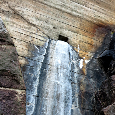 frost, silt, water and time