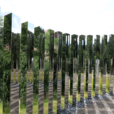landscape and mirrors