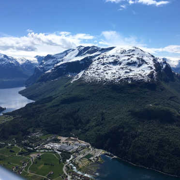 down there
