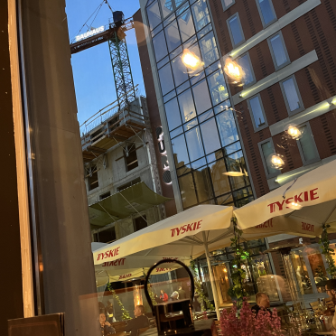 last evening