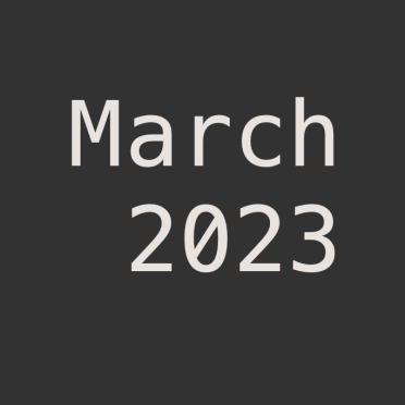 march 2023