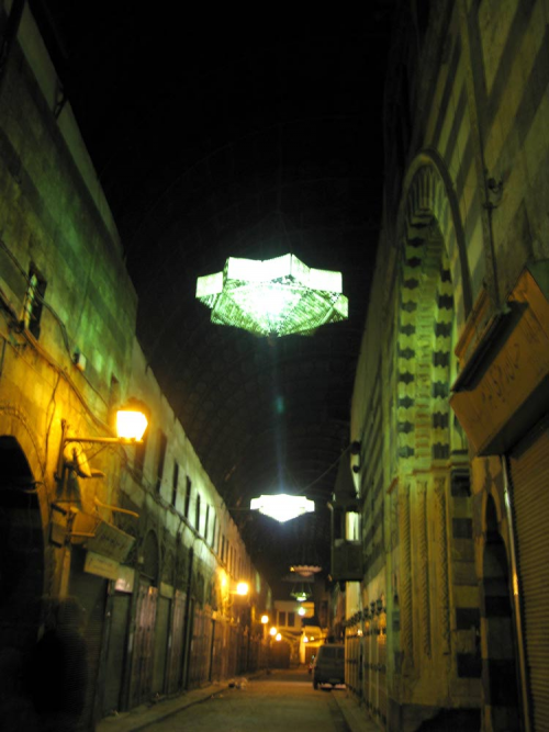 the souk at night