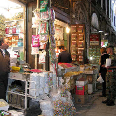 the souk, damascus