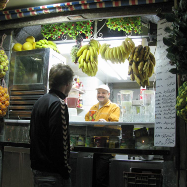 the fruitjuice man