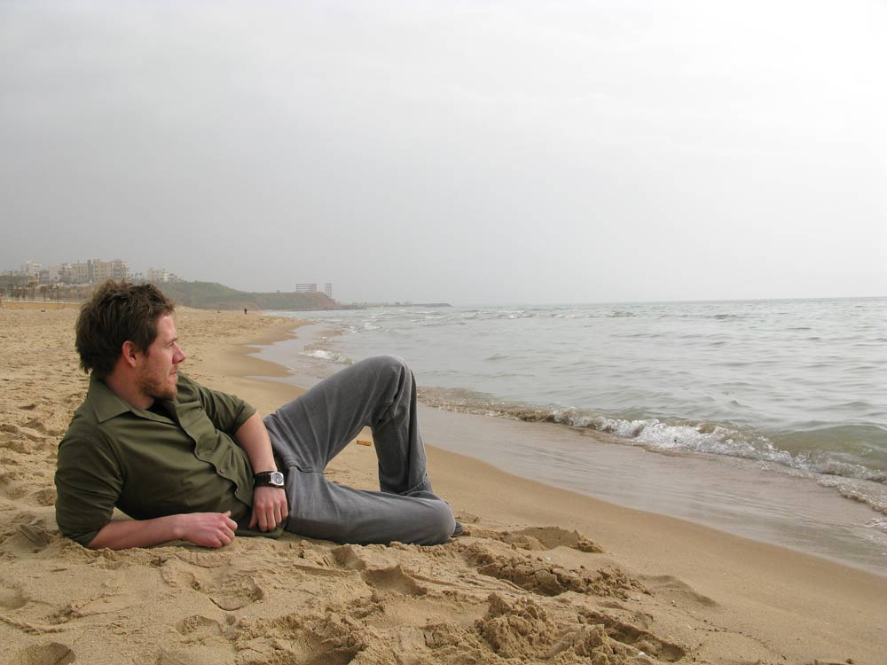 J on beirut beach