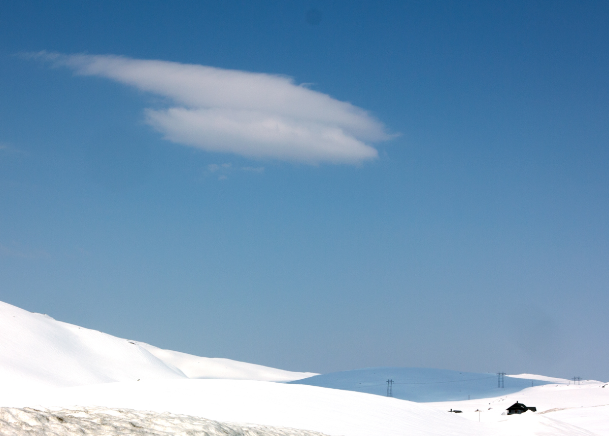 a cloud followed by its shadow