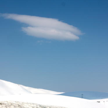 a cloud followed by its shadow