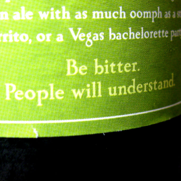 be bitter