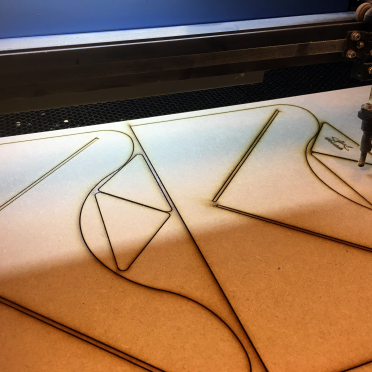making a punching cradle
