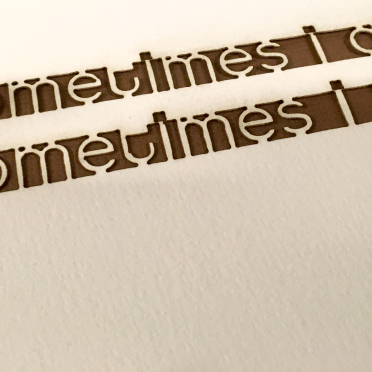 sometimes i am. sometimes i think.