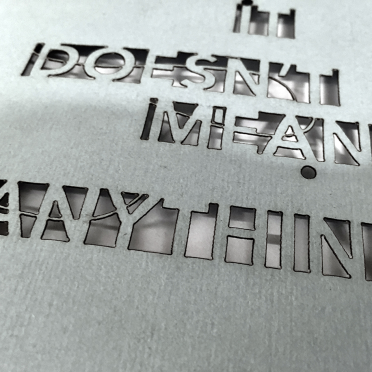 it doesn't mean anything
