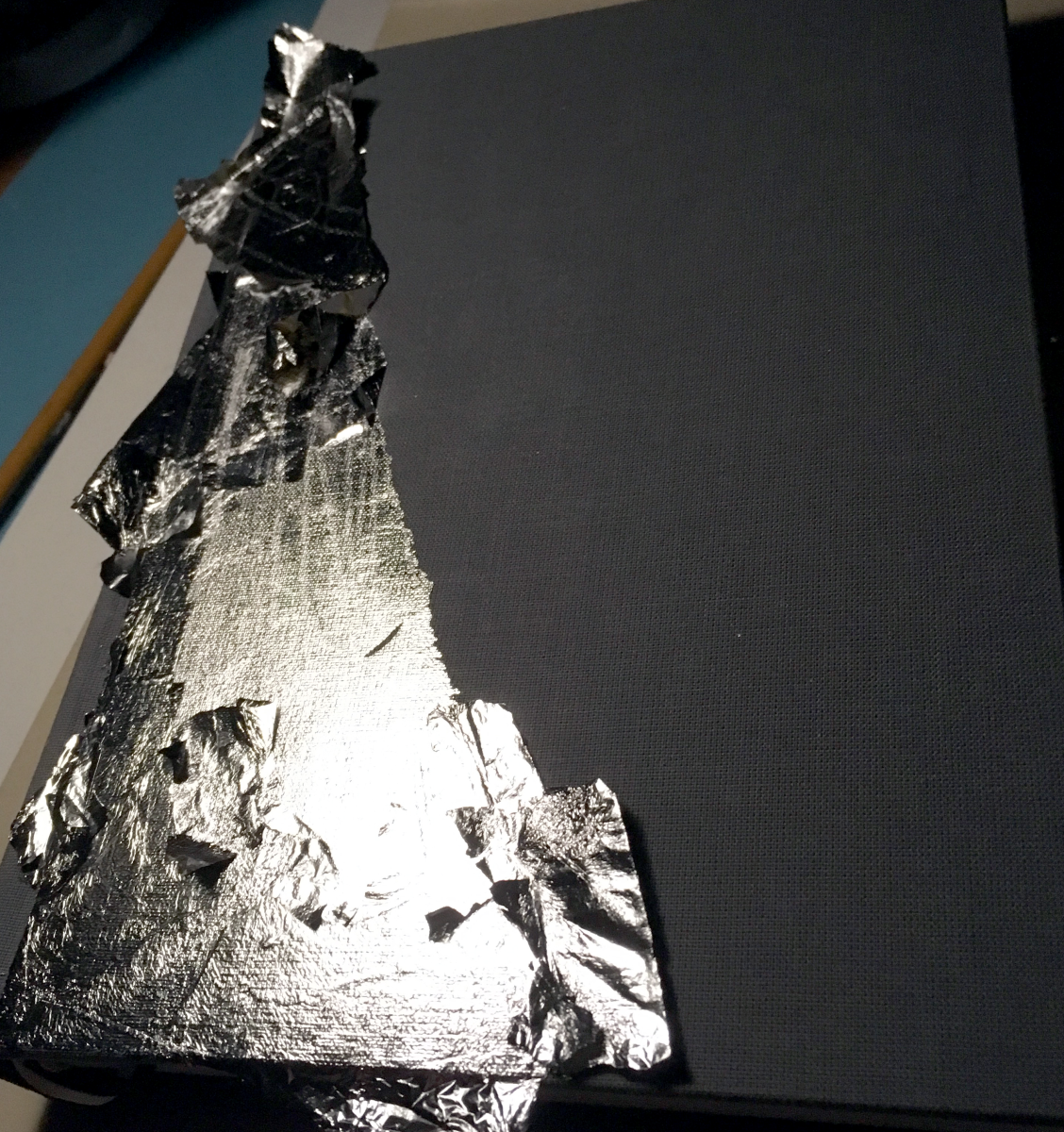 adding aluminium leaf
