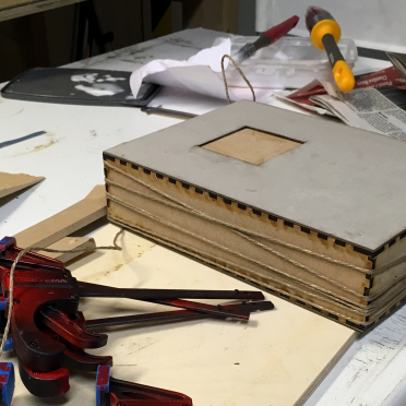 slipcase with well