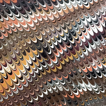 hand marbled english paper