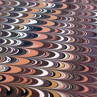 hand marbled english paper