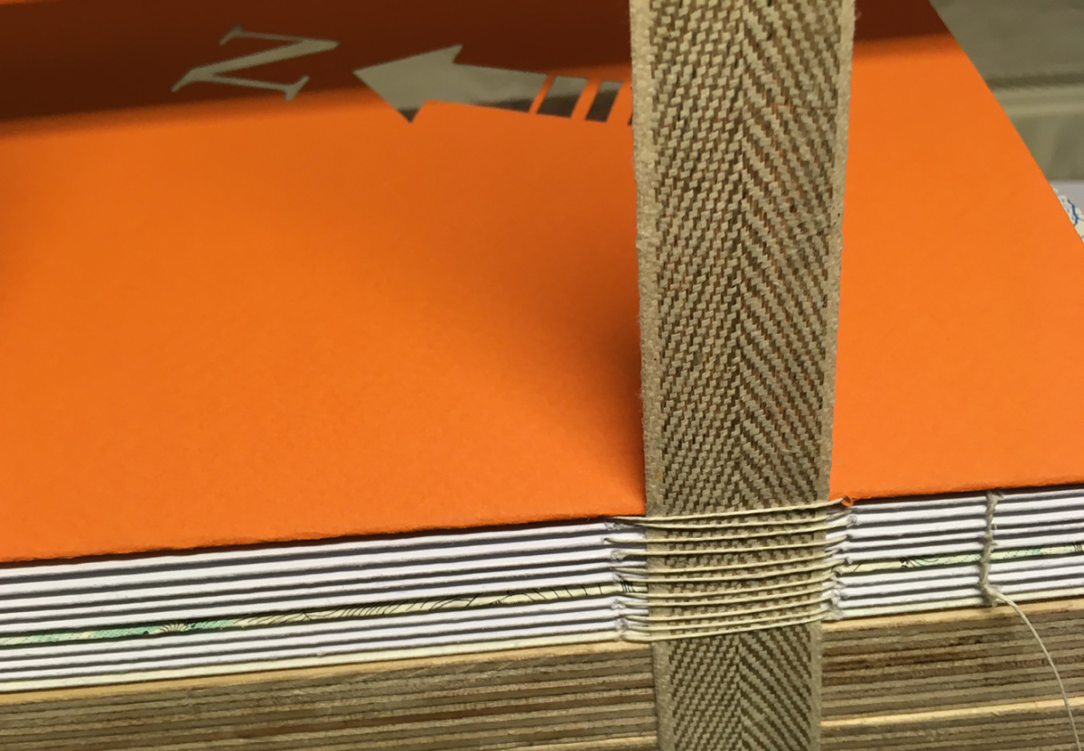 sewing on tapes