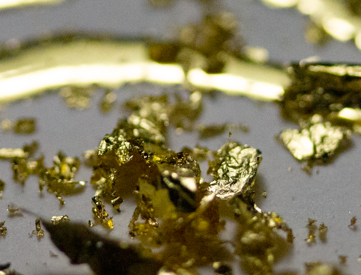 leaf gold - raised gilding