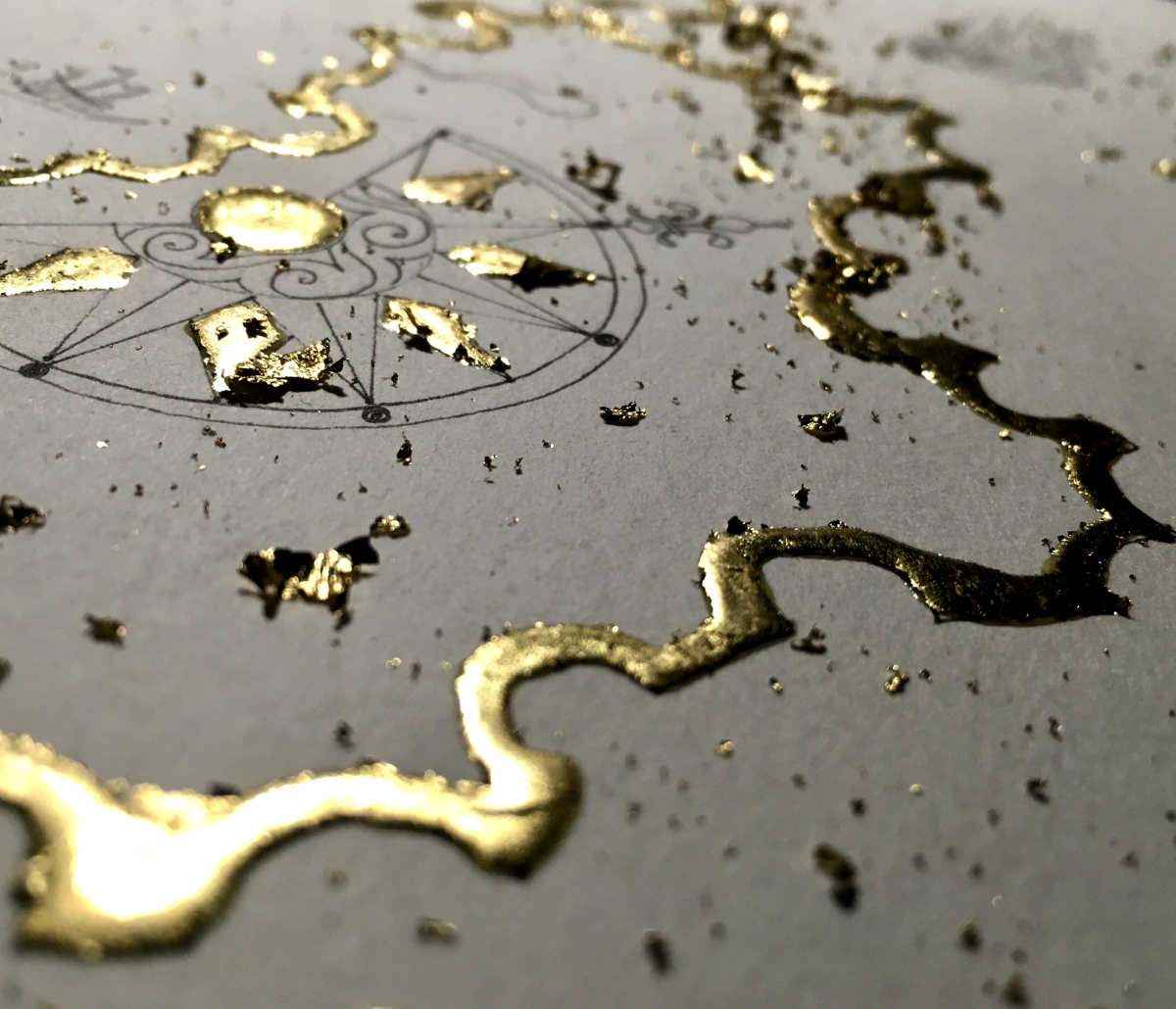 working gold leaf