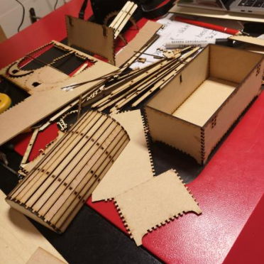 laser cutting mess