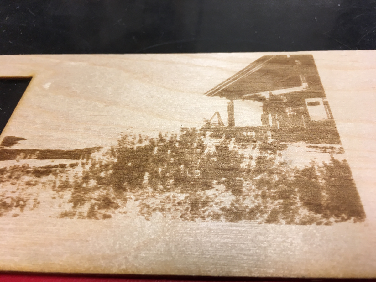 laser engraving photo