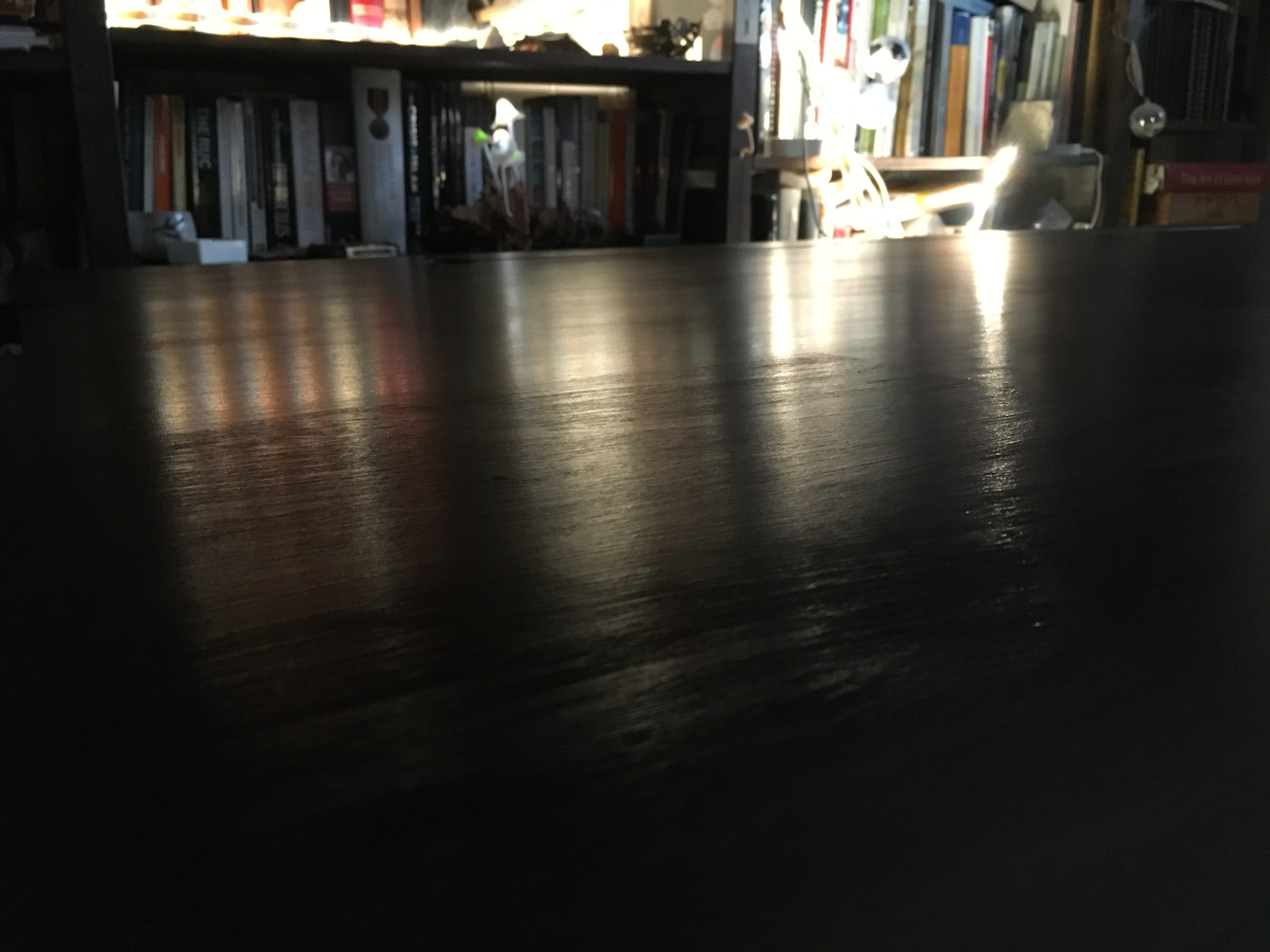 oiling, sanding