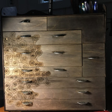 art supply box / chest of drawers