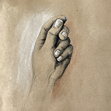 graphite, chalk