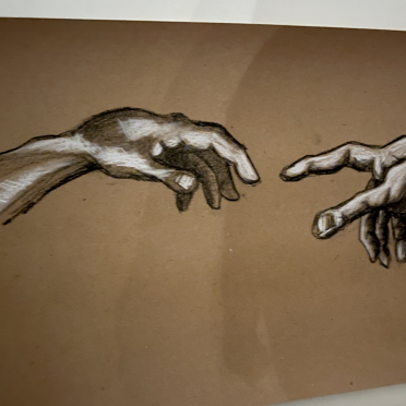 charcoal, chalk