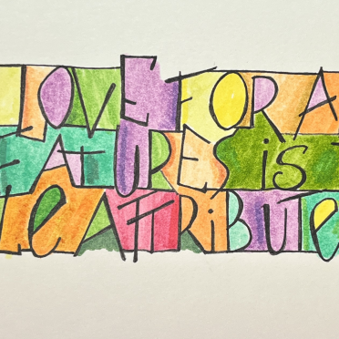 love for living creatures
