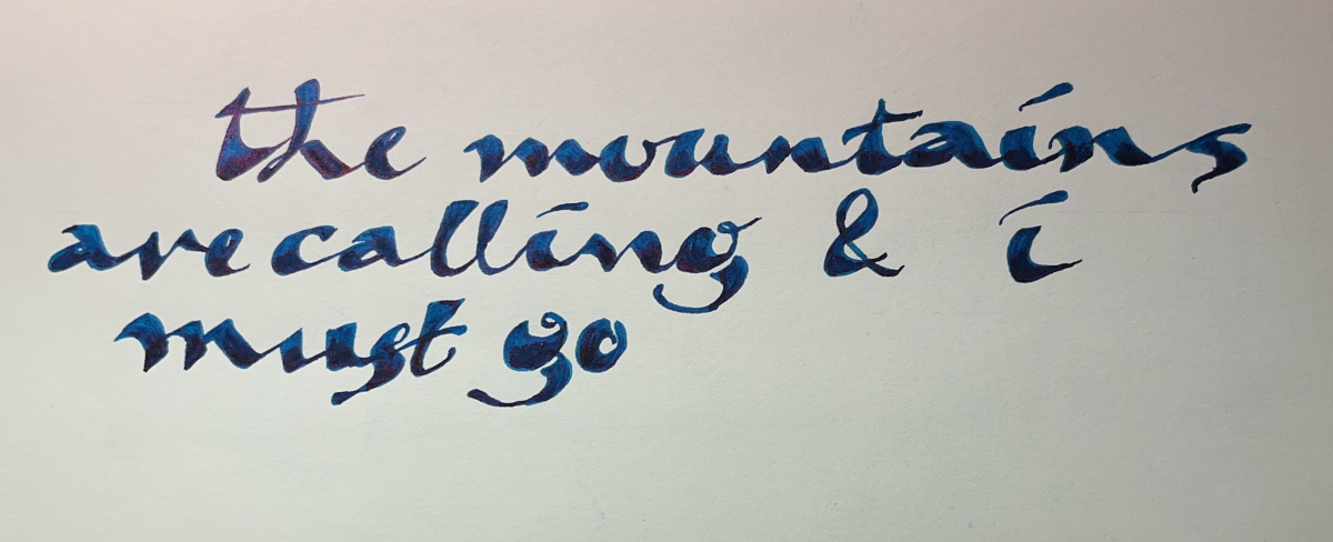 the mountains