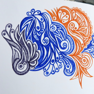 coloured squiggles